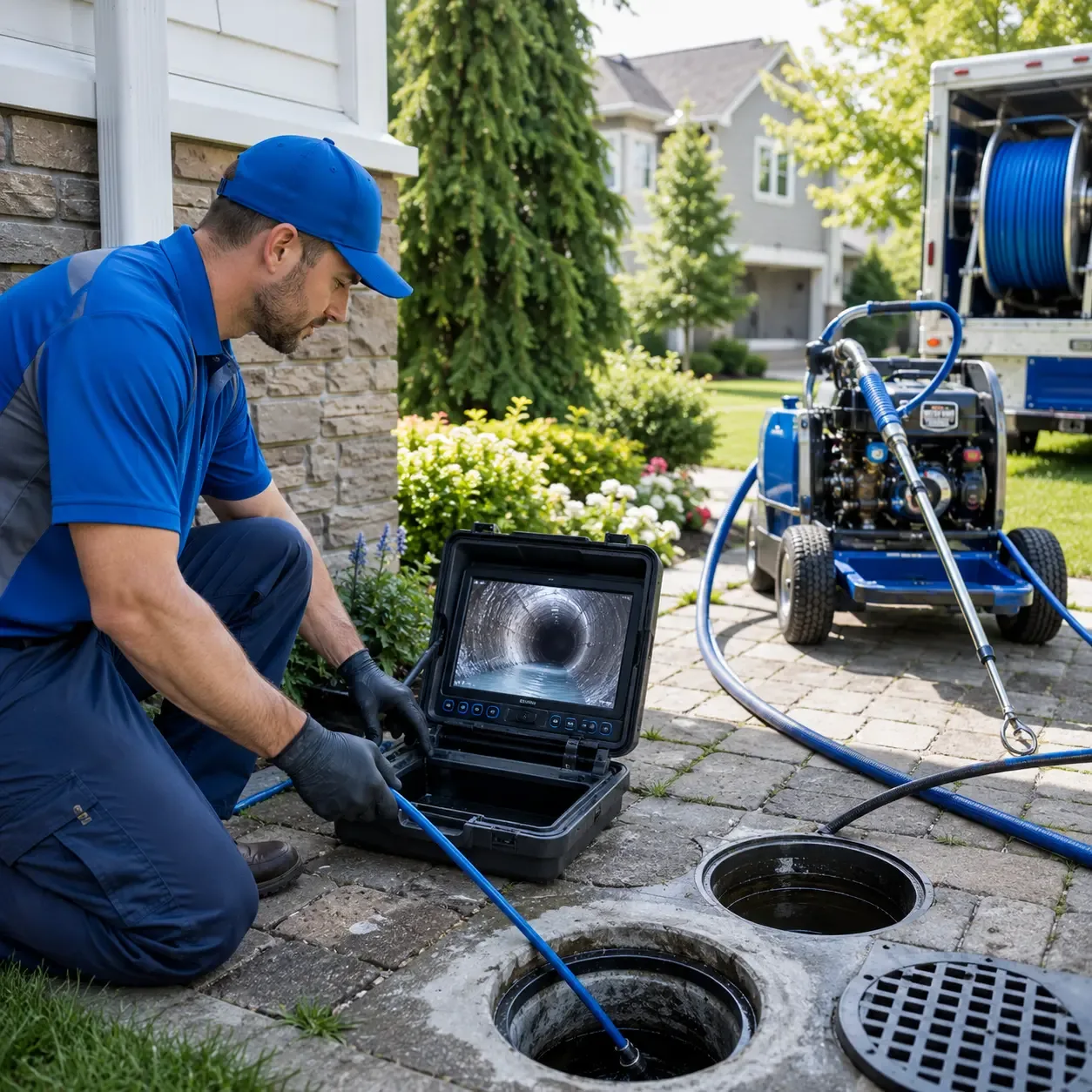 Outdoor drain cleaning professionals serving Blaine, TN